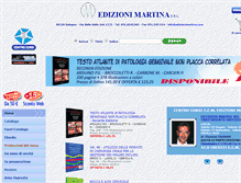 Tablet Screenshot of edizionimartina.com